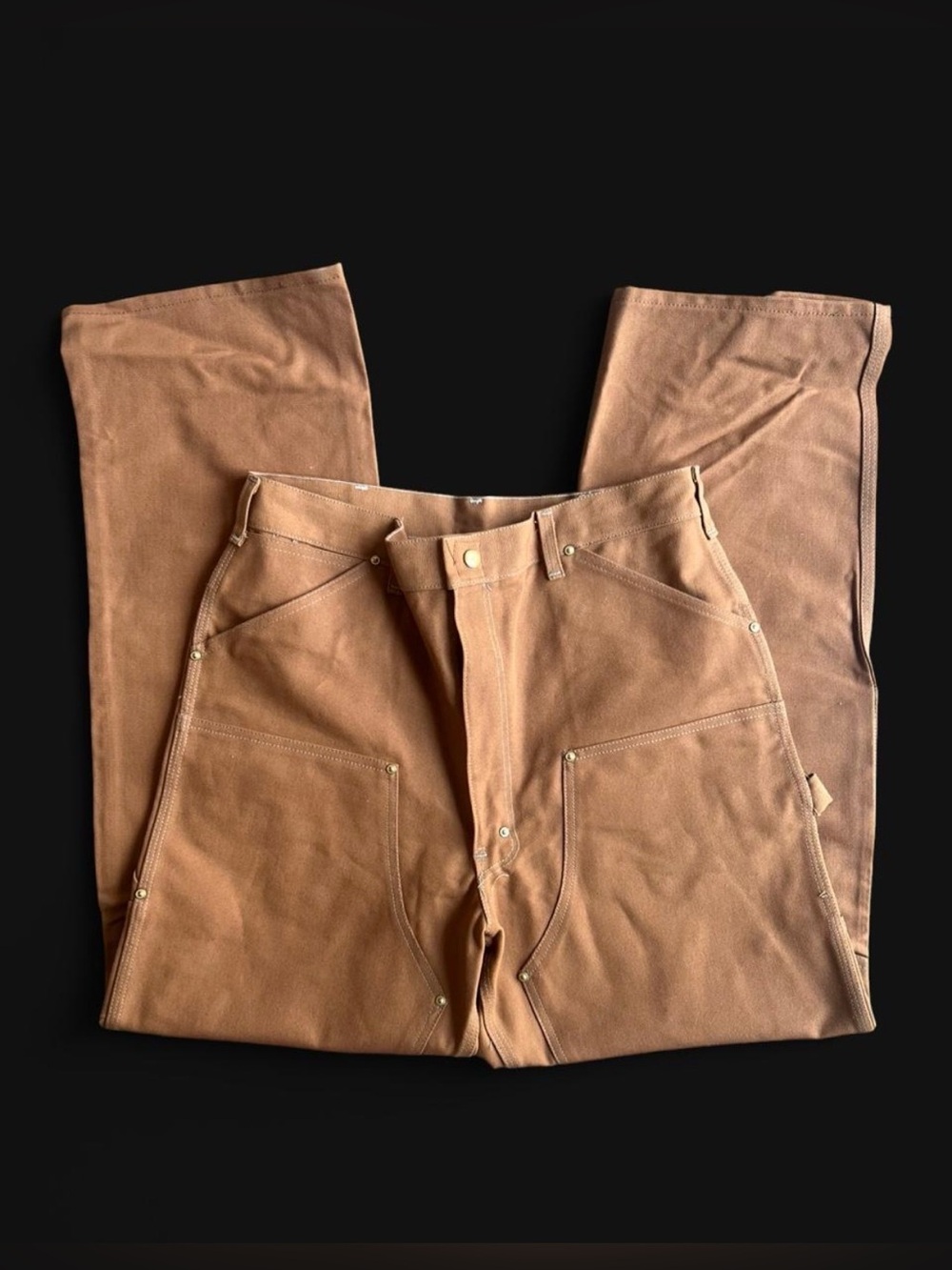 NWT Vintage 70’s/80’s Carhartt 62W Firm Duck Double Knee Carpenter Pants 36x32